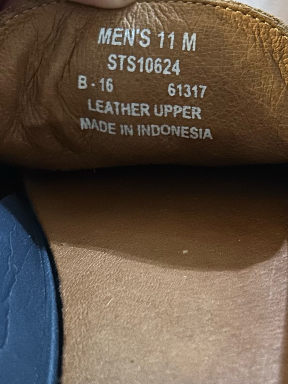 Sperry Top-Sider Driver Boat light Tan Leather Mocs Slip-Ons Loafers Mens Sz 11 - Picture 7 of 7